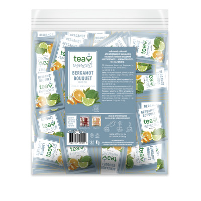 Чай Tea Moments Bergamot Bouquet чорний 50х1.8 г (tm.01541) Вінниця - фото 1