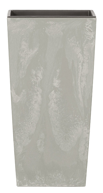 Горшок с кашпо для растений 2в1 PROSPERPLAST URBI SQUARE BETON 3/7.2 л Киев - изображение 3