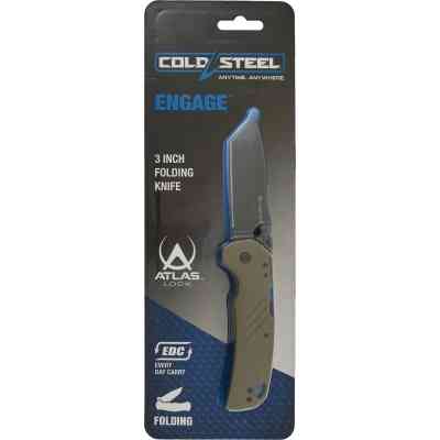Ніж Cold Steel Engage 3&quot; Tanto Point OD Green (блістер) (CS-FL-30DPLT-BGZ) Вінниця