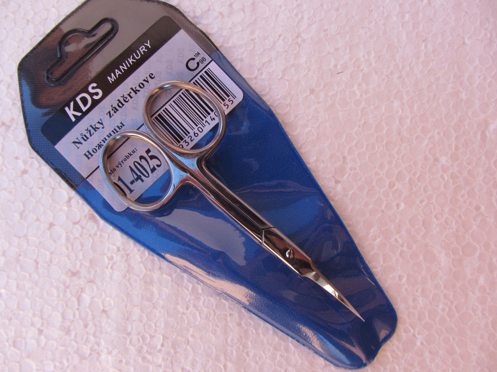 Ножницы маникюрные КDS для удаления кутикул серебро Киев - изображение 2