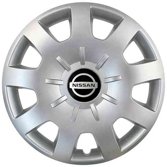 Автомобильные модельные колпаки R15 Nissan 314 4шт, SJS, серебряные Киев