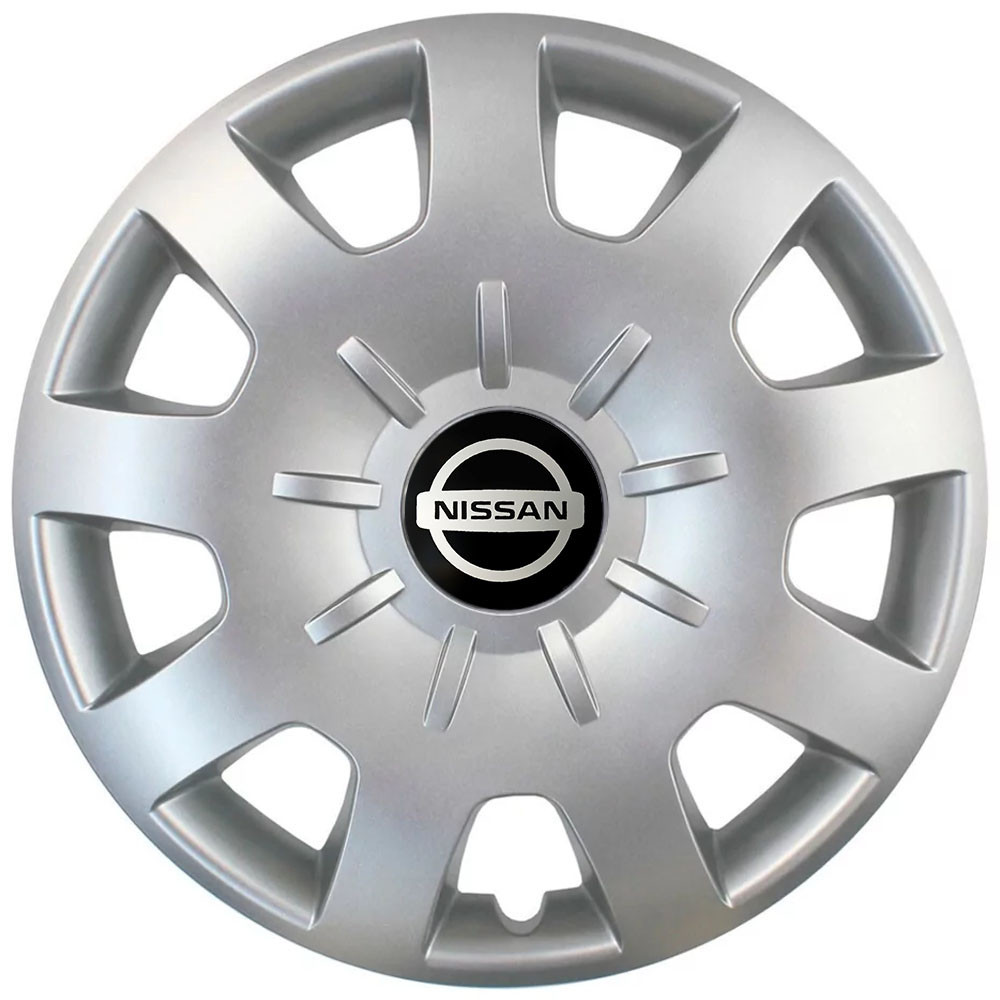 Автомобильные модельные колпаки R15 Nissan 314 4шт, SJS, серебряные Киев - изображение 1