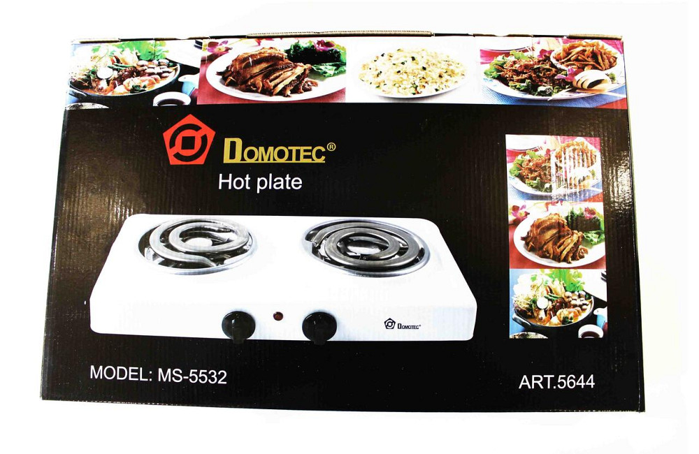 Электроплита двух комфорная Domotec MS-5532 (Большая спераль) Днепр - изображение 1