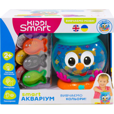 Развивающая игрушка Kiddi Smart Интерактивная обучающая игрушка Smart-Аквариум украинский и английский язык (207659) Винница - изображение 3