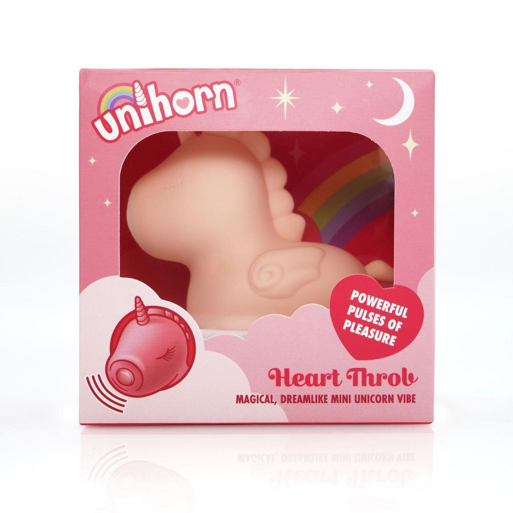 Вібратор-єдиноріжка Unihorn – Heart Throb, з пульсацією Sex Aura Київ - фото 5