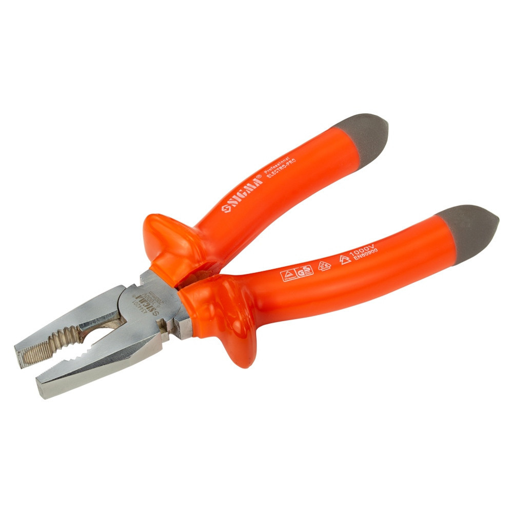 Плоскогубці діелектричні 200 мм 1000В SIGMA (4344201) Київ - фото 3