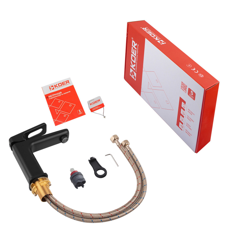 Смеситель для умывальника Koer KB-10031-05 (KR5431) надежный выбор Харьков - изображение 6