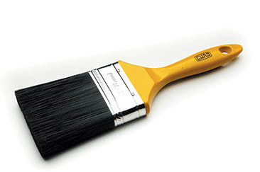 Пензель флейцовий чорний штучний ворс 3" СИЛА Рівне - фото 1