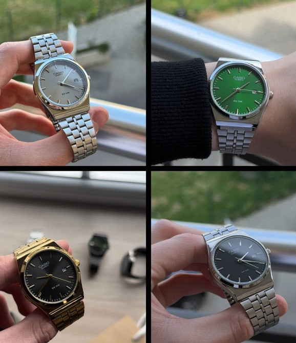 Годинник Casio MTP-VC01 Silver/Black | Мужские часы Киев - изображение 5