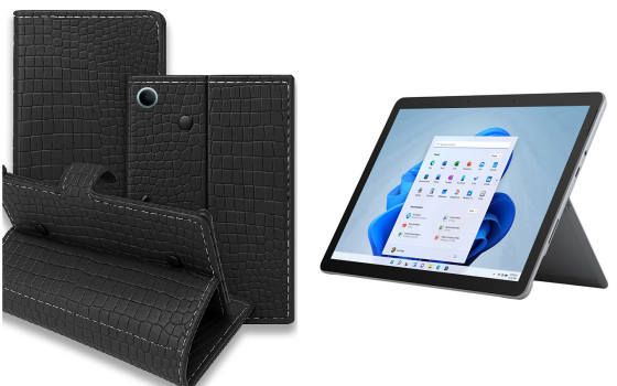 Книжка-трансформер для планшета Microsoft Surface Go, Go 2, Go 3, колір Black Krokodil Black Київ