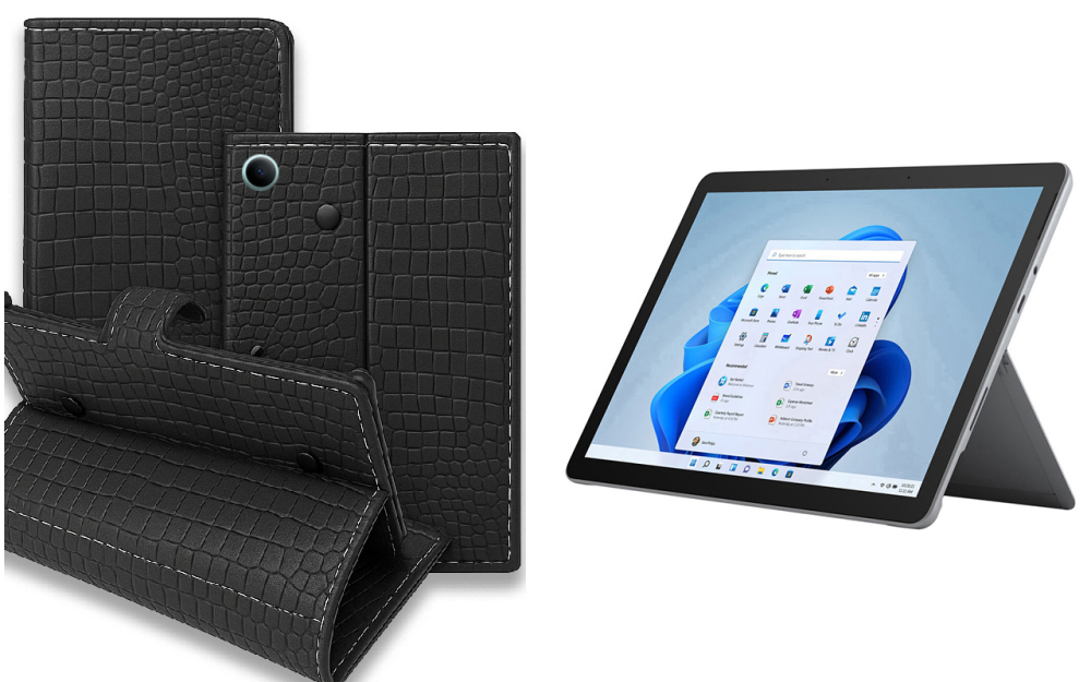 Книжка-трансформер для планшета Microsoft Surface Go, Go 2, Go 3, колір Black Krokodil Black Київ - фото 1