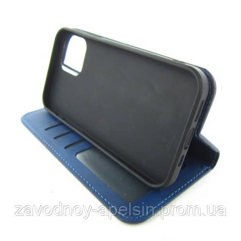 Чехол книжка iPhone 12 Pro Premium Case (синий) Одеса - фото 3