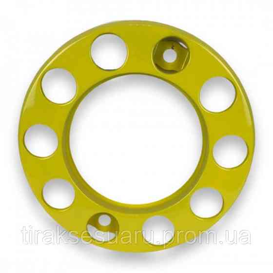 Ковпак колеса металевий передній 22.5 (жовтий) . Ковпаки на колеса 22.5 передні Луцьк