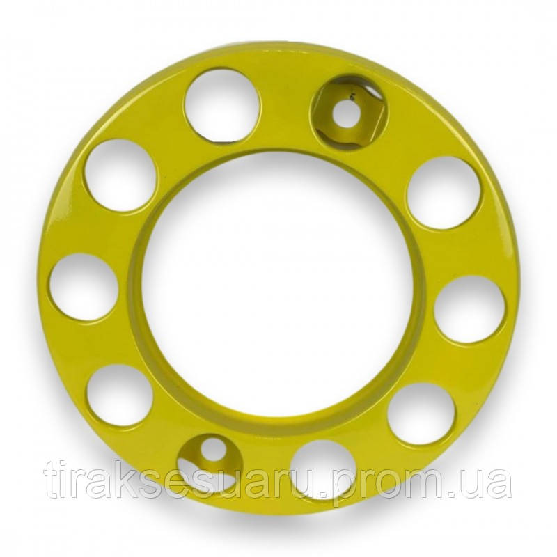 Ковпак колеса металевий передній 22.5 (жовтий) . Ковпаки на колеса 22.5 передні Луцьк - фото 1