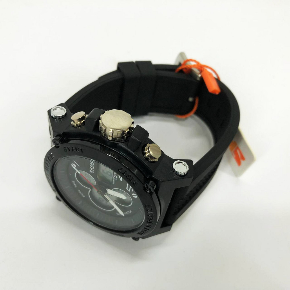 Армейский наручные часы с таймером SKMEI 2065BKWT, Часы для рыбалки и походов Военные спецслужб ZM-38 Львов - изображение 15