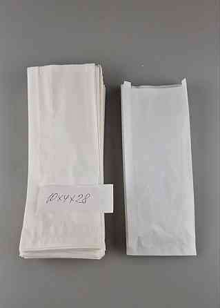 Пакет паперовий 10см 28см білий ящ. 1000 шт Харків