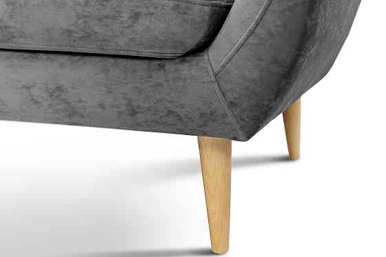 Диван Лагуна велюр темно-сірий Київ