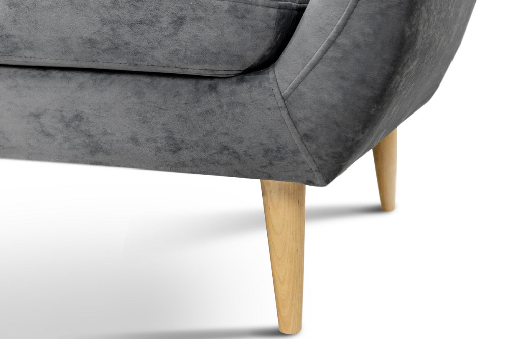 Диван Лагуна велюр темно-сірий Київ - фото 4