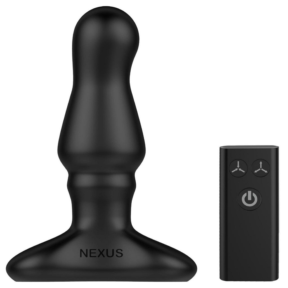Анальна вібропробка Nexus Bolster з надувною головкою для чоловіків, пульт ДК Sex Aura Київ - фото 1
