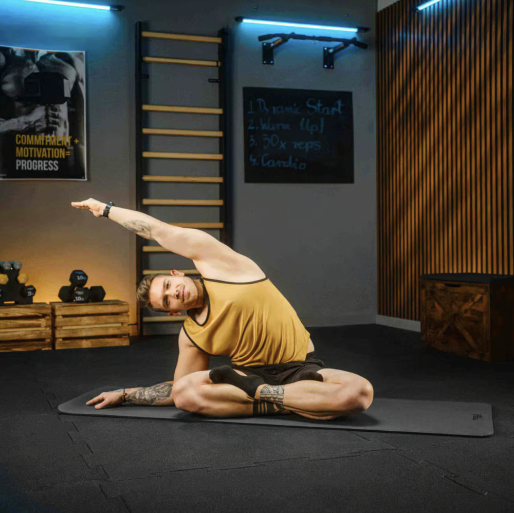 Колрик для йоги Trex Sport TX-018NGM NBR 1см 180х60 черный Киев - изображение 6