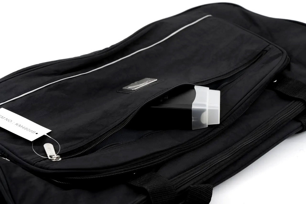 Сумка дорожная KAIMAN 70 см черная Киев - изображение 5