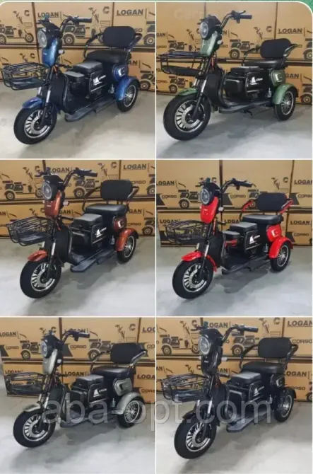 Електротрицикл з кузовом ID LOGAN S 1500W-72V-20Ah LiFePO4 шини 10«/10» купити дешево в Україні Одеса - фото 8