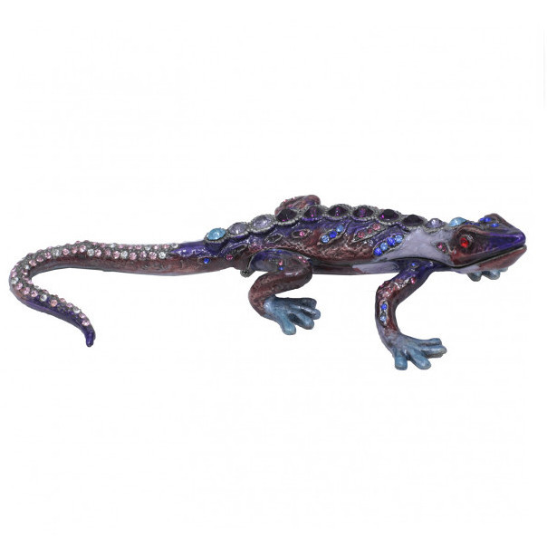 Шкатулка металлическая Фаберже со стразами Самандра Киев - изображение 1