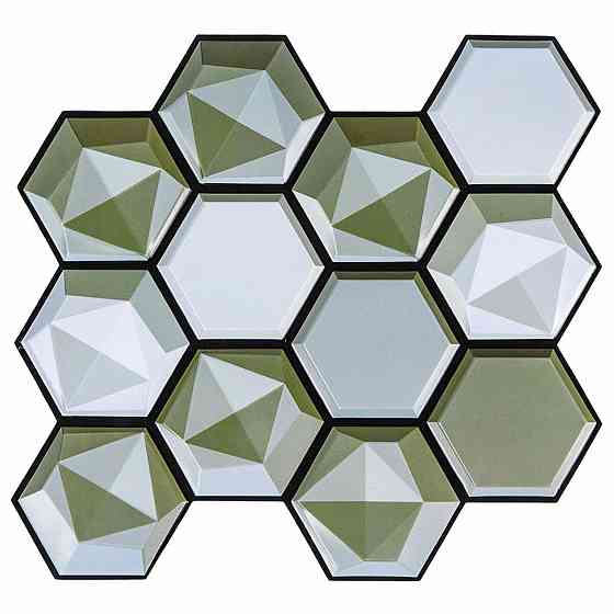 Декоративная ПВХ плитка на самоклейке 280х300х5мм Соты, цена за 1 шт. (СПП-502) SW-00000666 Днепр