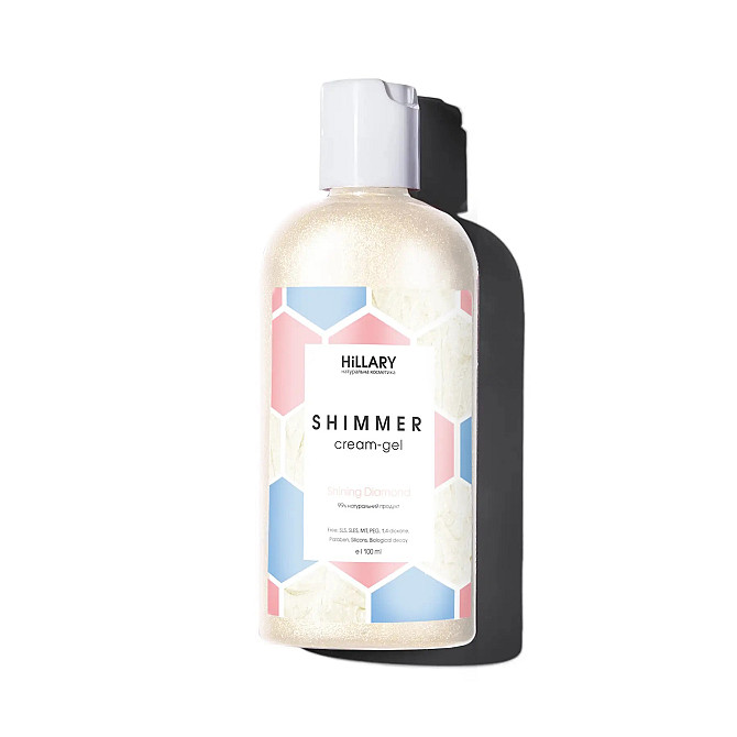 Крем-шиммер для тіла Body Shimmer Shining Diamond Hillary 100 мл Винница - изображение 1