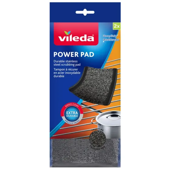 Губки металеві Інокс Поверпед (Inox PowerPad) ТМ "Віледа", 2 шт Київ