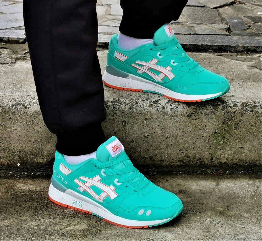 Кроссовки ASICS Gel Lyte III Бирюзовые Женские Асикс Голубые (размеры: 36) Днепр - изображение 2