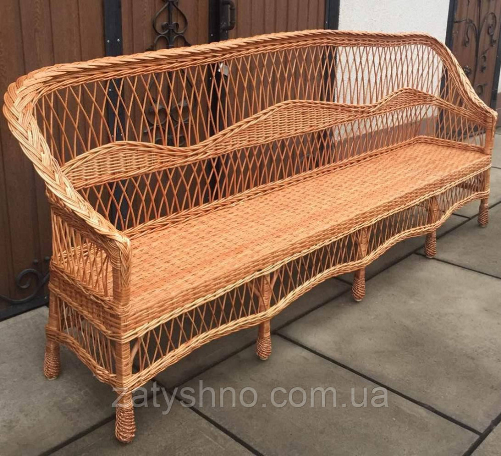 Диван плетеный длинный 2, 7 метра Киев - изображение 2