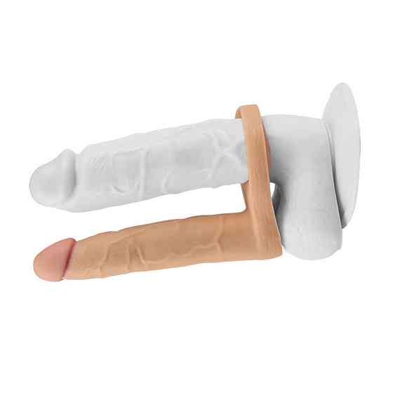 Насадка для подвійного проникнення - The Ultra Soft Double 6.25 " Sex Aura Київ
