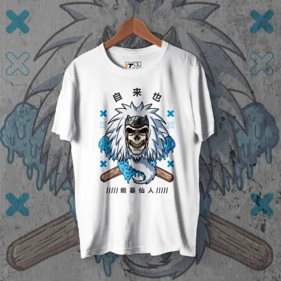 Футболка чоловіча з  принтом Наруто Джирайя W Dead Edition Розмір 48 Anime0109 Дніпро