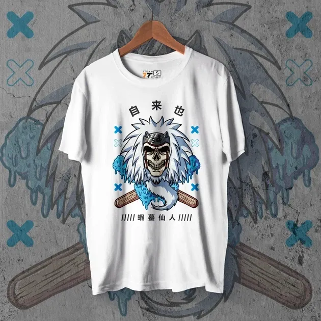 Футболка чоловіча з  принтом Наруто Джирайя W Dead Edition Розмір 48 Anime0109 Дніпро - фото 1