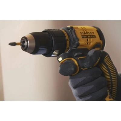 Шуруповерт Stanley FatMax, Li-lon 18 В, 60 Нм, 2 АКБ + ЗП, кейс (SFMCD710D2K) Вінниця - фото 9