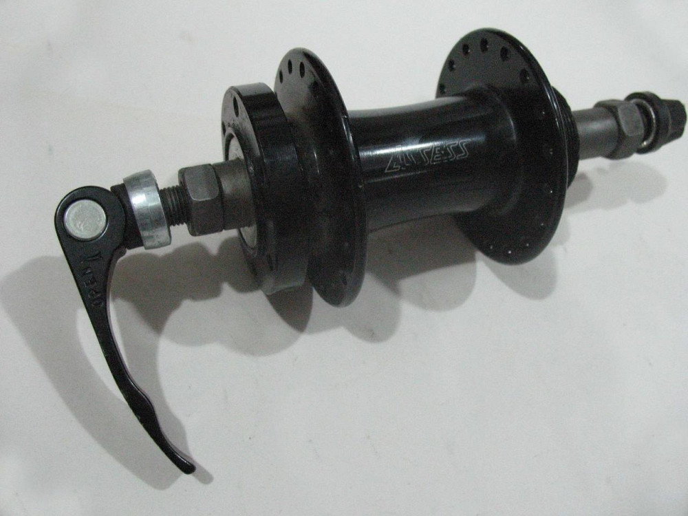 Втулка заднего колеса велосипеда (алюминий) (36 спиц, под диск, трещотка, эксцентрик черная) Мукачево - изображение 1