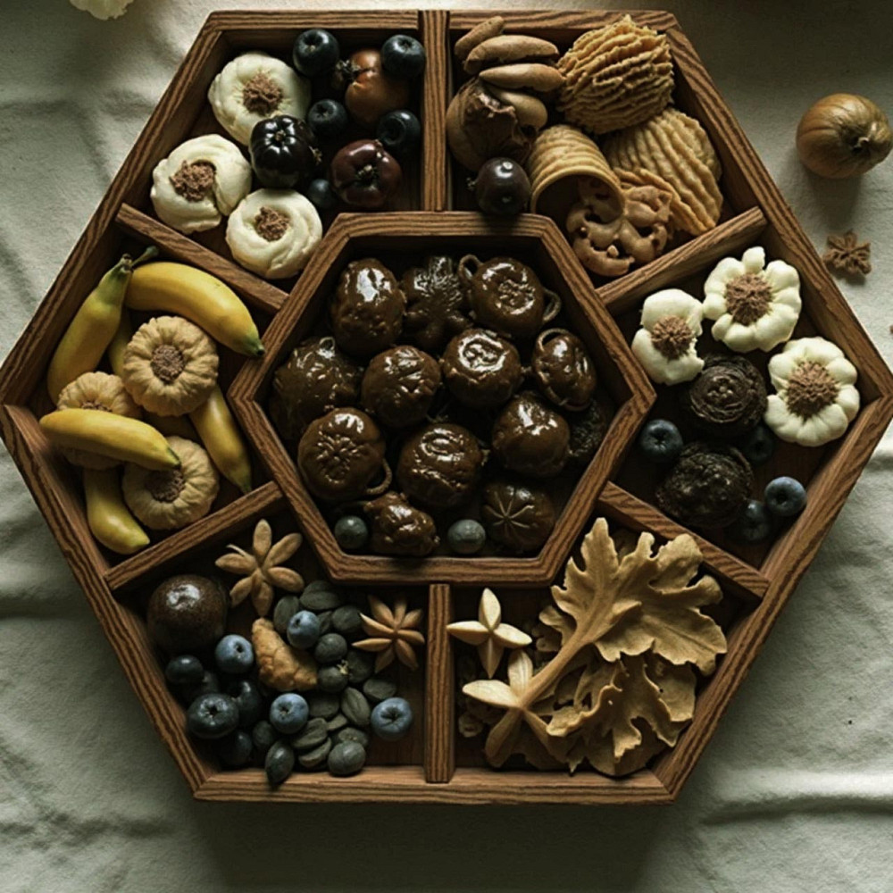 Менажница деревянная 