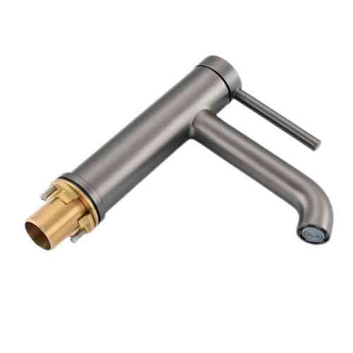 Змішувач для раковини Gappo G1006-9 графіт Київ