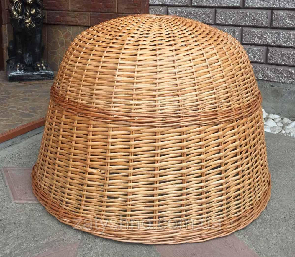 Габаритная люстра плетеная | люстра из лозы лакированая  /плетеной светильник для магазина Киев - изображение 5