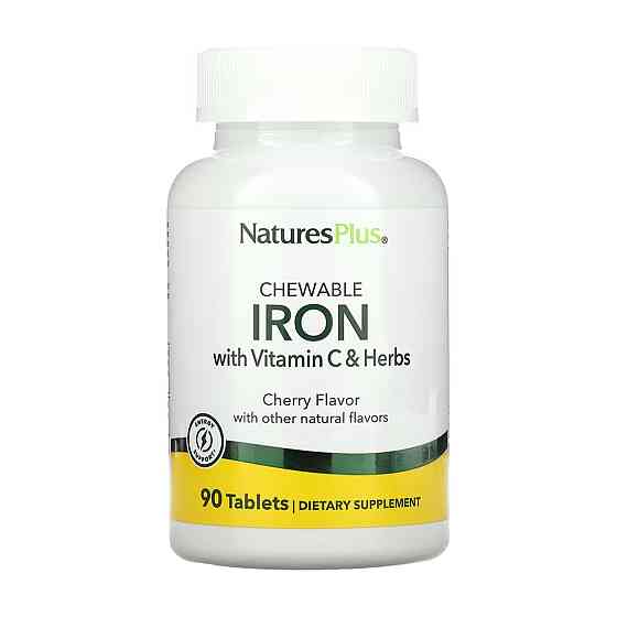 Iron 27 mg with Vitamin C Herbs - 90 tabs Луцк
