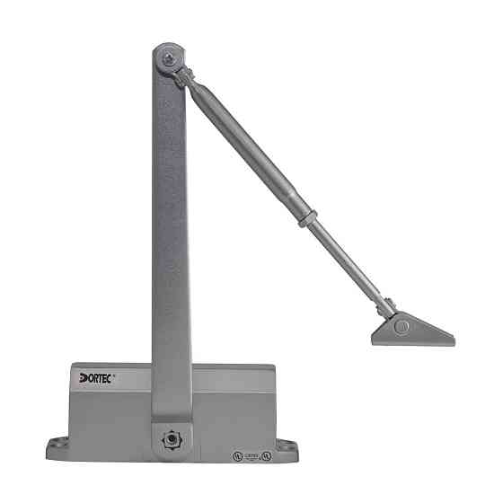 Дверний доводчик Dortec DT-63H Silver з фіксацією дверей у відчиненому положенні (63-00017) Київ