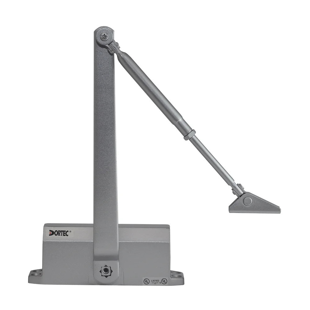 Дверний доводчик Dortec DT-63H Silver з фіксацією дверей у відчиненому положенні (63-00017) Київ - фото 3