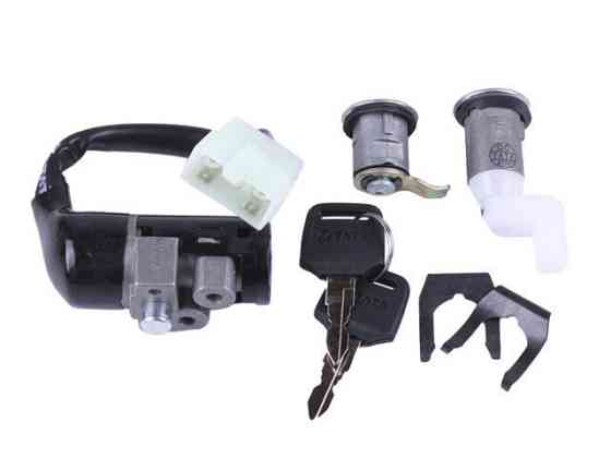 Замки, 3 шт. + кріплення скутер Хонда Діо 27 Мукачево