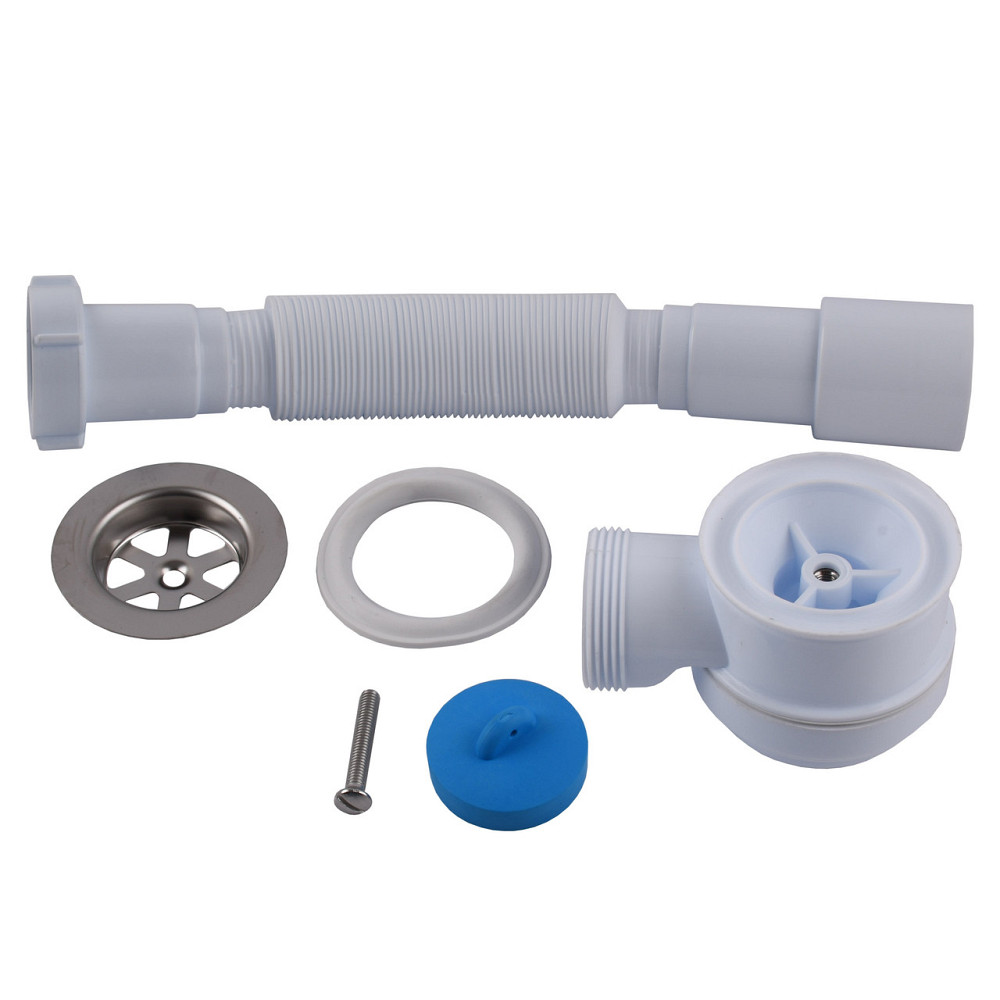 Сифон OPTIMUM низький пляшковий для душ.піддона з випуск 1 1/2" та гофротрубою 40*40/50 OPTI 09033 Київ - фото 4