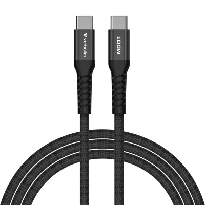 Дата кабель USB-C to USB-C 1.2m Magnetic 100W black Verbatim (31863) Вінниця - фото 2