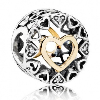 Срібна намистина Пандора  792009CZ MasterSem Київ - фото 1