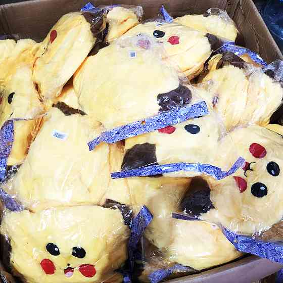 Шапка с шевелящимися ушами, Светящиеся шапки, Карнавальная шапка пикачу Светящаяся в темноте DC-13 Львов