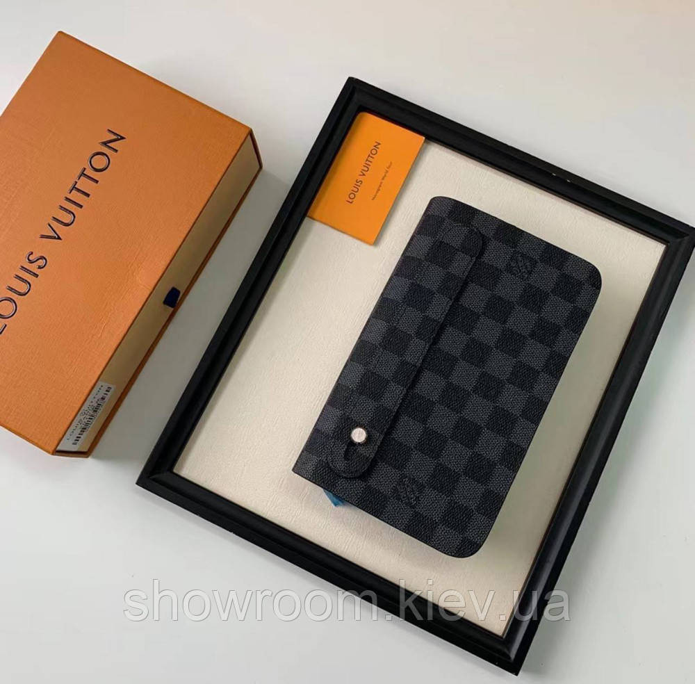 Мужской брендовый клатч барсетка LV (2012) grey Киев - изображение 2