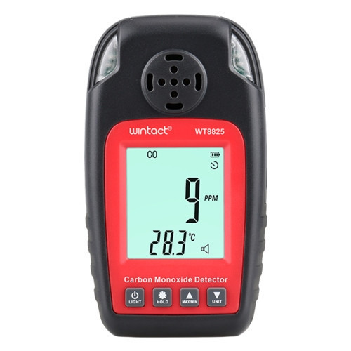 Газоаналізатор СО + термометр (0-1000 ppm, 0-50°C) WINTACT WT8825 Чернігів - фото 1